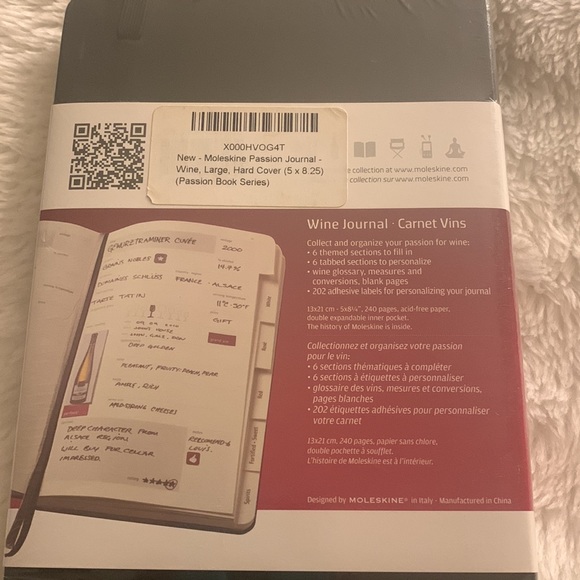 Moleskine passions Wine Journal - Picture 3 of 3